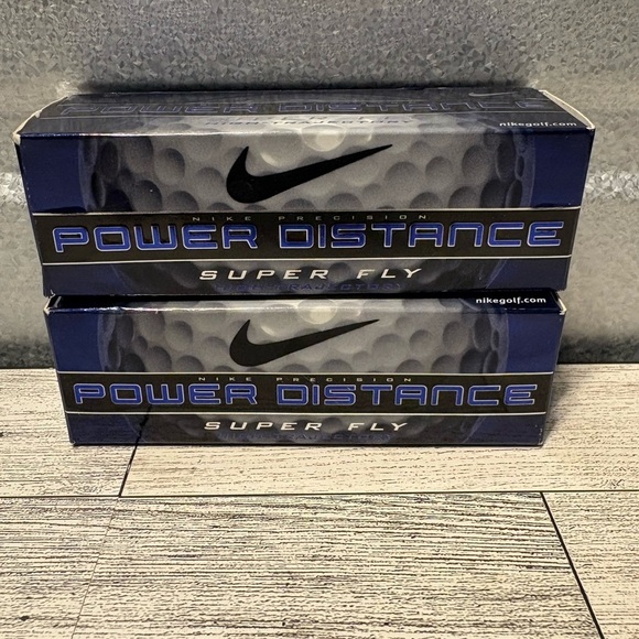 Nike Other - Nike Power Distance Super Fly Golf Balls in Black and Blue